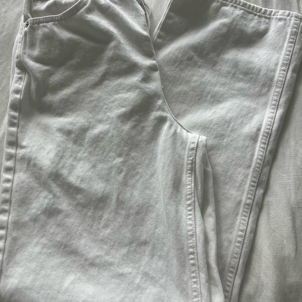 Topshop Women's White Jeans 26 straight leg - Picture 2 of 11
